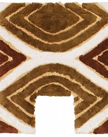 Килим для ванної Indian Handmade Kayak RIS-BTH-5247 PINK-WHITE - высокое качество по лучшей цене в Украине.